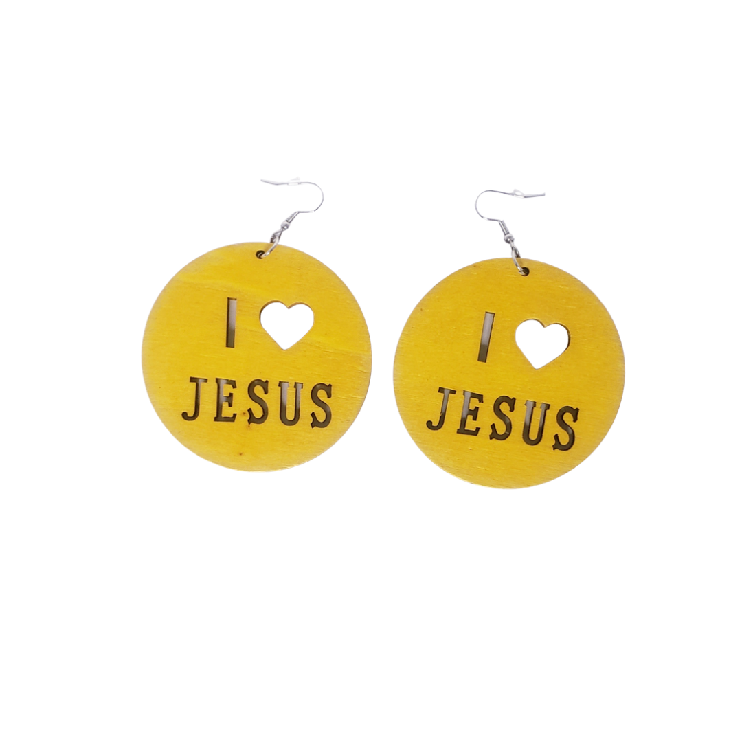 Key to my Heart Earrings, Jesus is the key to my heart earrings