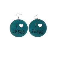 I LOVE Jesus Earrings (Sold Out)